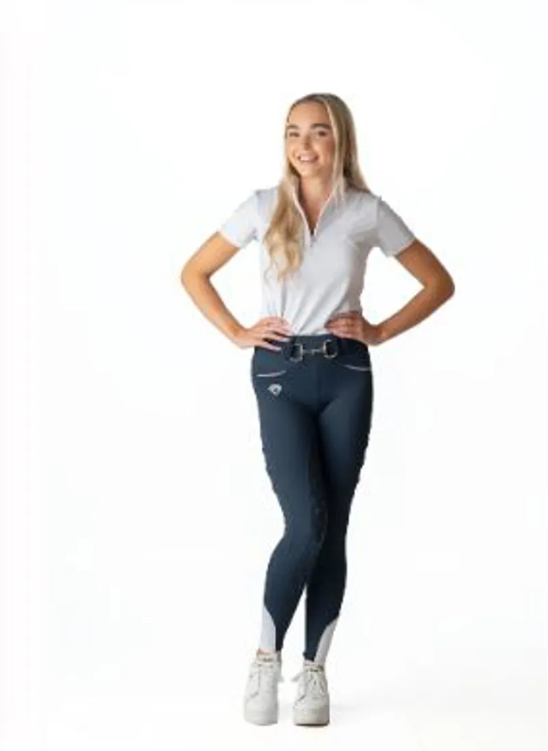 Eclat Equestrian LegUps Leggings - Navy-2